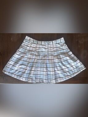 Rue21 Blue Plaid Pleated Mini Skirt | Preppy Y2K | Size L